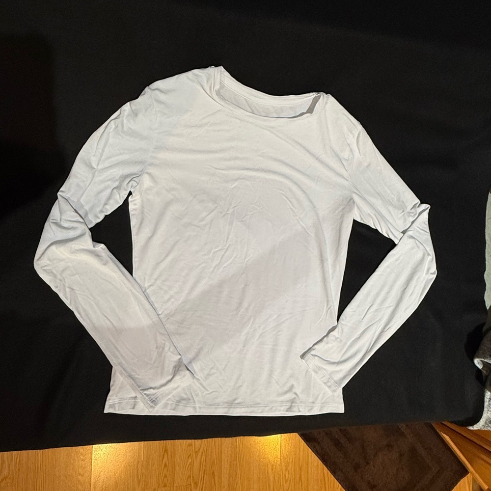 Women's Long Sleeve White Top